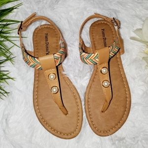 Pierre Dumas Brown Kids Sandals